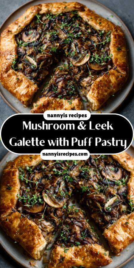 Mushroom & Leek Galette with Puff Pastry: Try This! 7 39 2