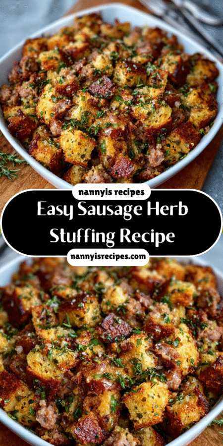 Easy Sausage Herb Stuffing Recipe That Will Delight You 4 4 1