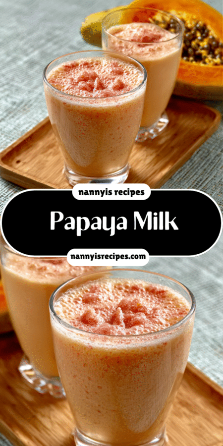 Papaya Milk: Discover the Best Tropical Smoothie Recipe! 7 4 5