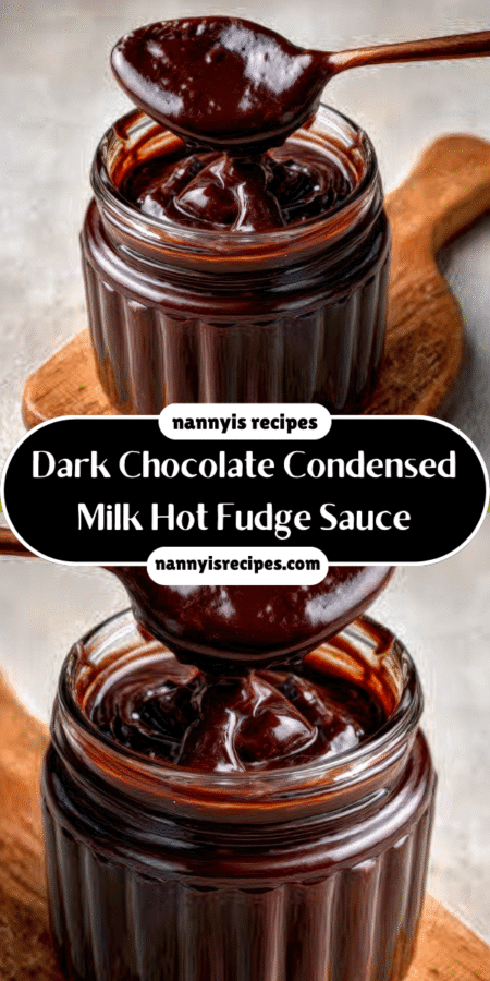 Dark Chocolate Condensed Milk Hot Fudge Sauce Recipe Awaits! 7 44 1