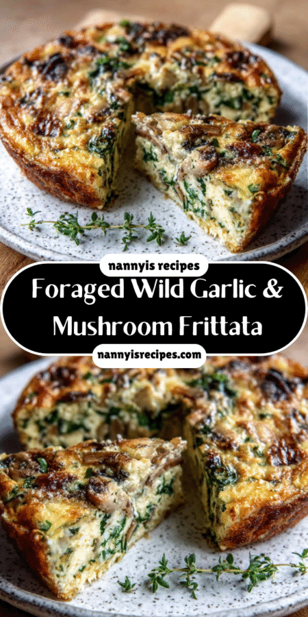 Foraged Wild Garlic & Mushroom Frittata: A Quick Recipe! 4 59