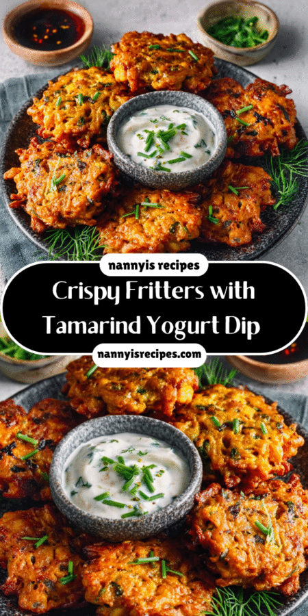Crispy Fritters with Tamarind Yogurt Dip make your meals fun! 4 69
