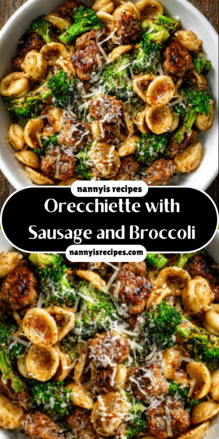 Orecchiette with Sausage and Broccoli: A Delightful Recipe! 4 7 1