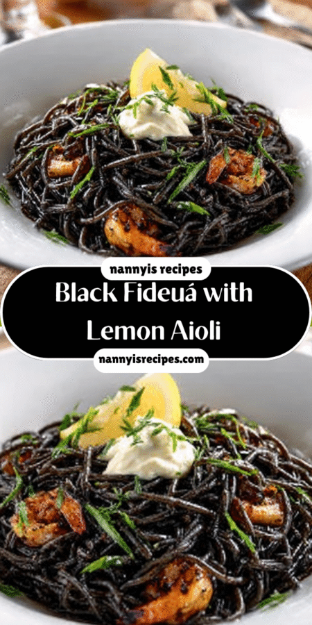 Black Fideuá with Lemon Aioli: A Delicious Recipe Guide 4 7