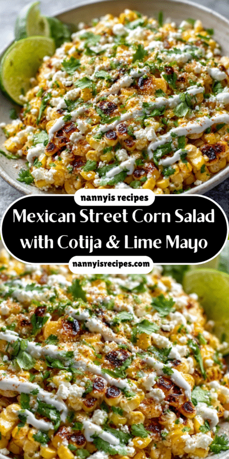 Mexican Street Corn Salad with Cotija & Lime Mayo delights tastebuds! 4 73