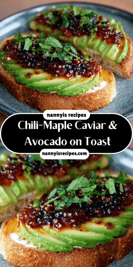 Chili-Maple Caviar & Avocado on Toast: A Must-Try Delight! 4 76