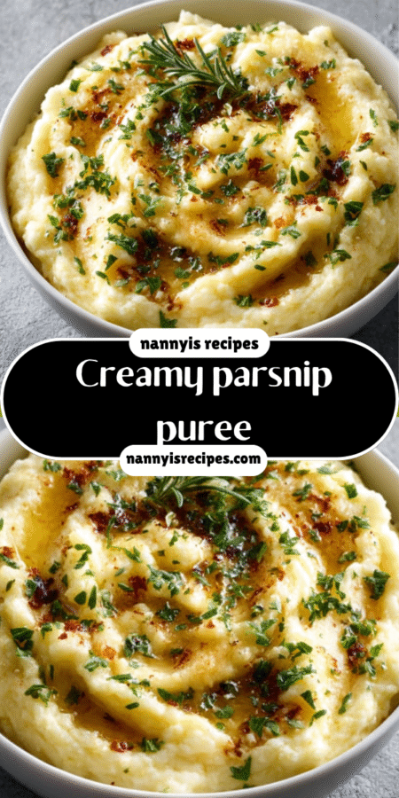 Creamy parsnip puree is a delightfully smooth dish! 5 8 1
