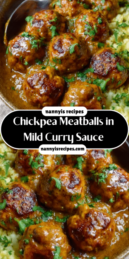Chickpea Meatballs in Mild Curry Sauce: A Tasty Delight! 4 8