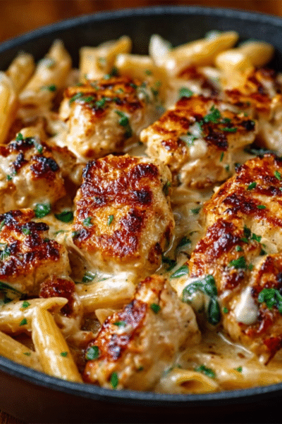 BEST RECIPE for Creamy Parmesan Chicken With penne Download.