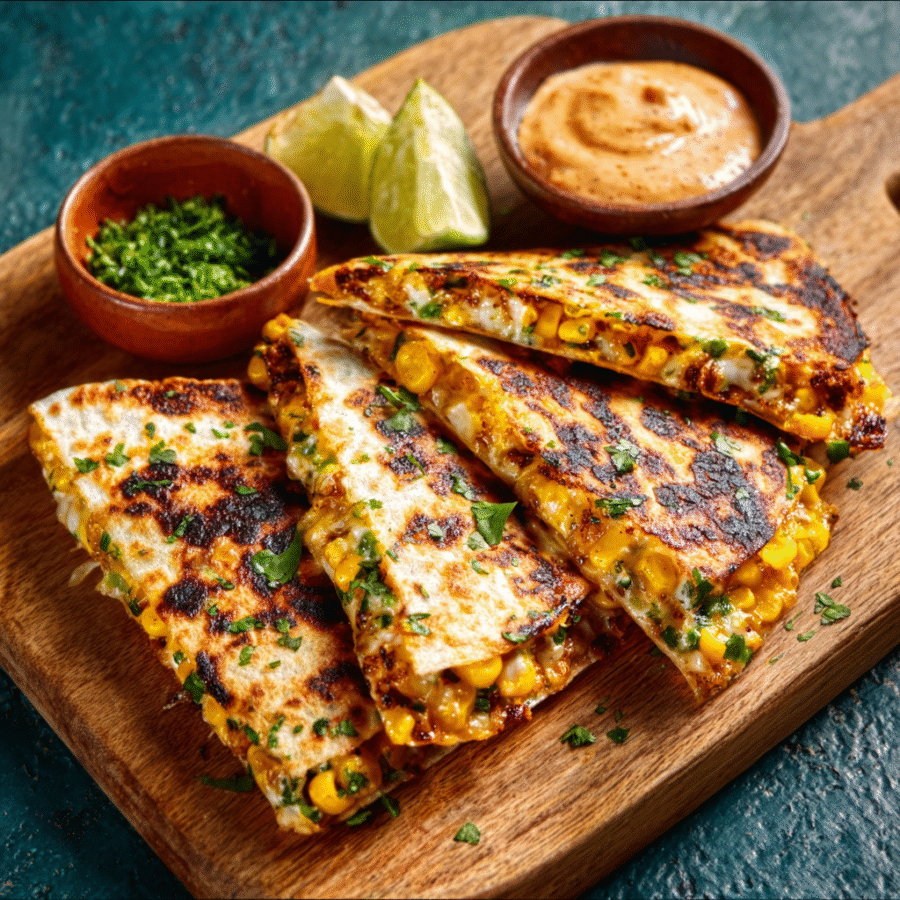 Charred Corn & Avocado Quesadilla
