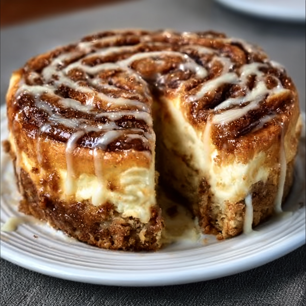 Cinnamon Roll Cheesecake