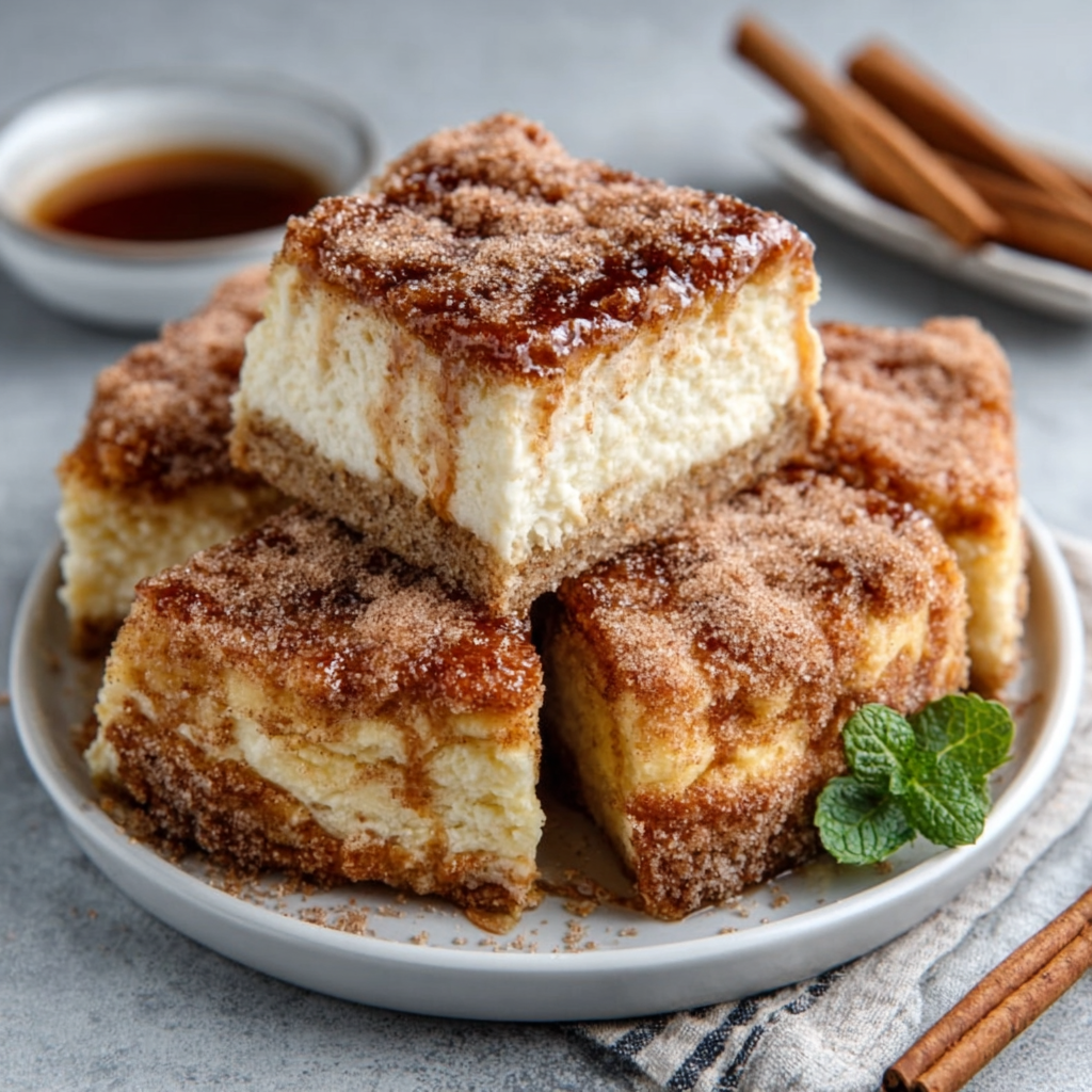 Cinnamon Sugar Churro Cheesecake