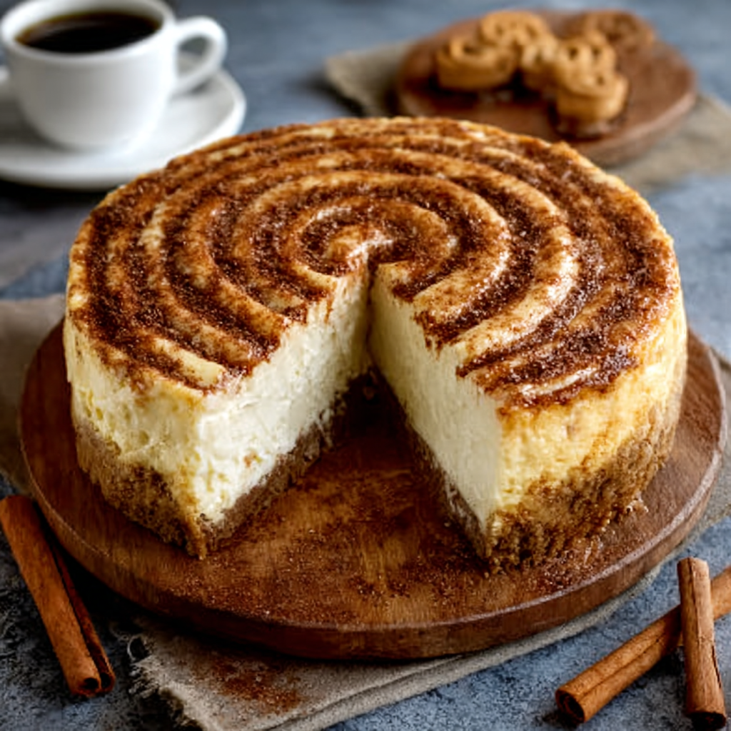 Cinnamon Topped Cheesecake