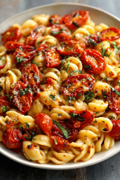 Creamy Roasted Tomato Pasta - Bursting with Italian Flavors!