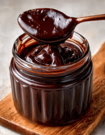 Dark Chocolate Condensed Milk Hot Fudge Sauce
