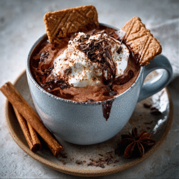 Gingerbread Spiced Hot Chocolate