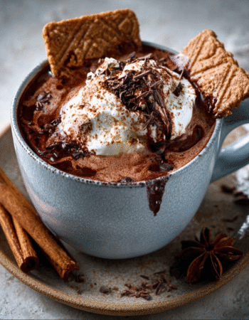 Gingerbread Spiced Hot Chocolate