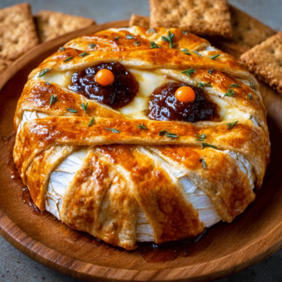 Halloween Bloody Baked Brie