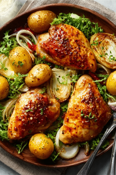 Honey Mustard Sheet-Pan Chicken