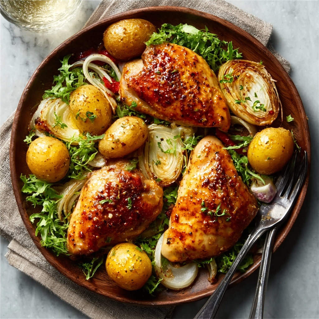 Honey Mustard Sheet-Pan Chicken