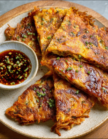 Korean Kimchi Pancake Wraps