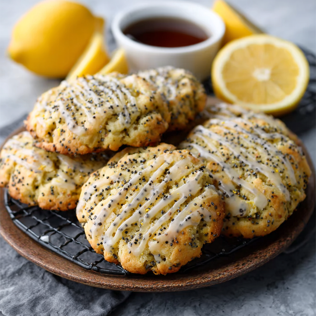 Lemon Poppyseed Olive Oil Cookies