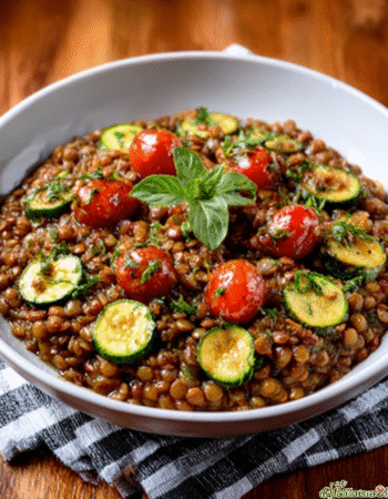 Lentils with Zucchini and Mint