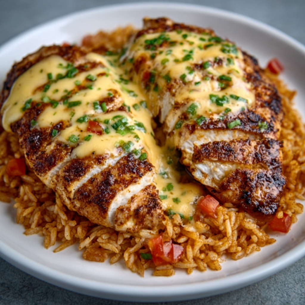 Mexican Chicken with Cheese Sauce Recipe