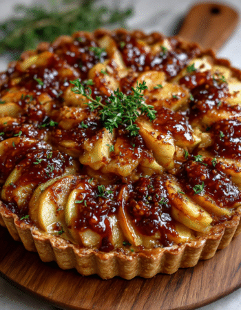 Miso Caramel Apple Tart