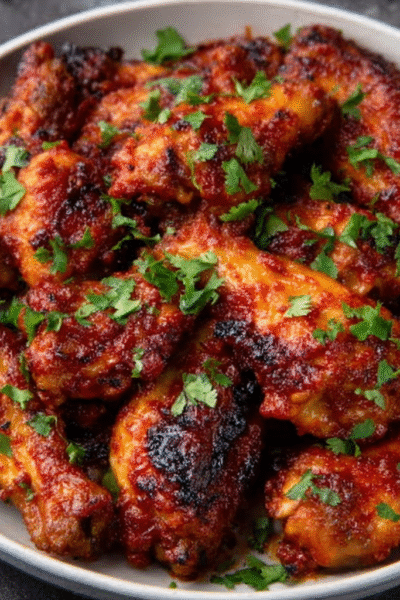 Oven-Baked Harissa-Spiced Chicken Wings