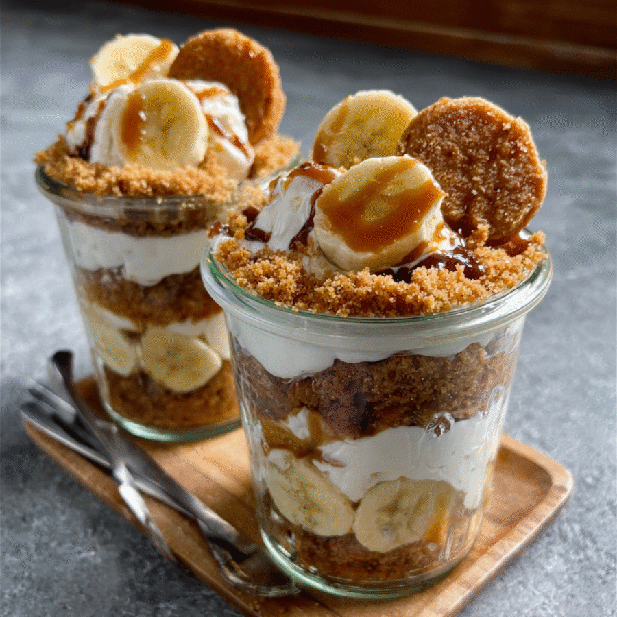 Peanut Butter Banana Cream Pie Jars: An Easy Delight! 5 Peanut Butter Banana Cream Pie Jars