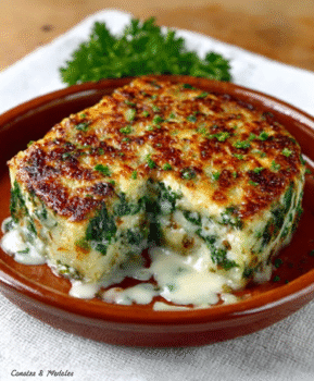 Potato and Spinach Pie with Bechamel Sauce