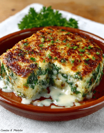 Potato and Spinach Pie with Bechamel Sauce