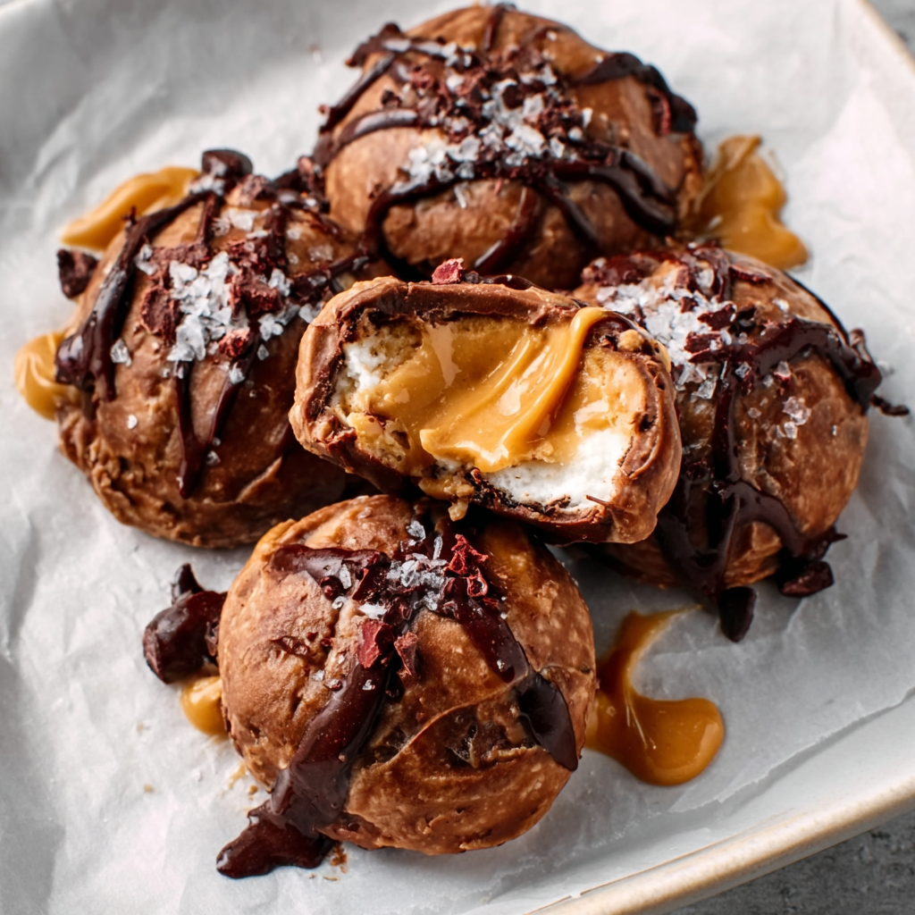 Protein Packed Frozen PB Yogurt Bites for Snacking