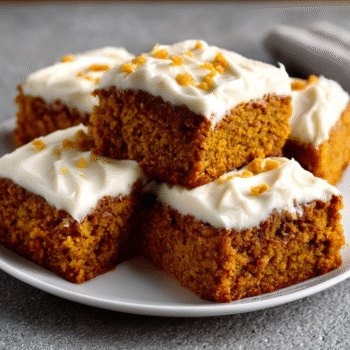 Pumpkin Bars with Cream Cheese Frosting