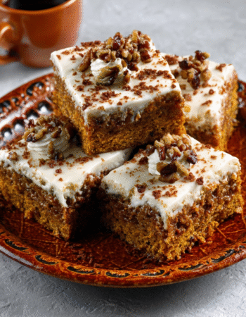 Pumpkin Spice Texas Sheet Cake