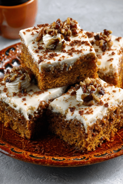 Pumpkin Spice Texas Sheet Cake