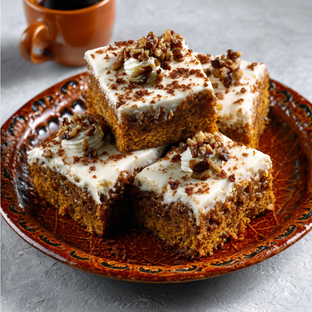 Pumpkin Spice Texas Sheet Cake