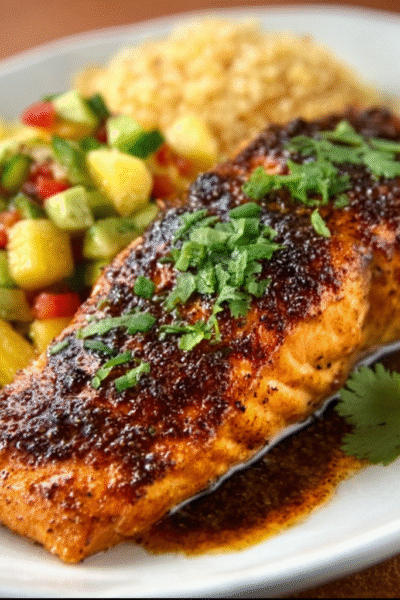 Southwestern Maple Glazed Salmon