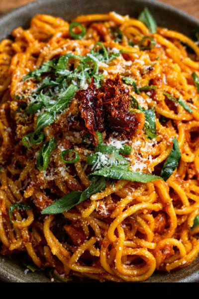 Sweet Potato & Gochujang Noodles