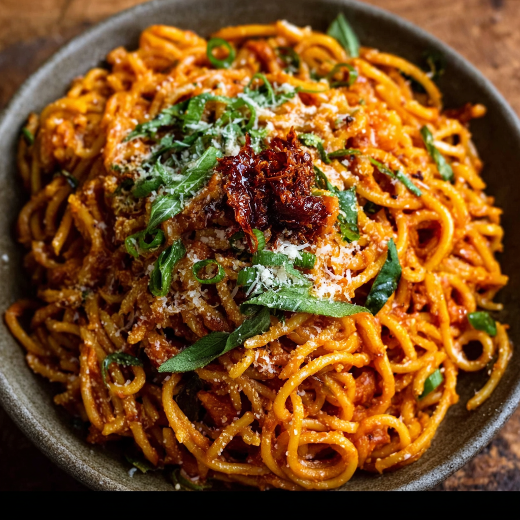 Sweet Potato & Gochujang Noodles