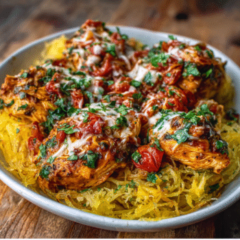 Tuscan Chicken and Spaghetti Squash