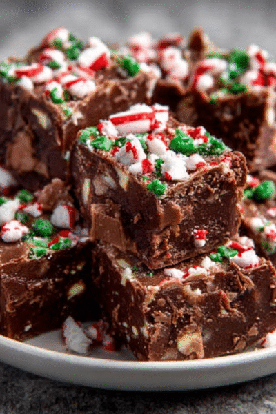 christmas fudge candy