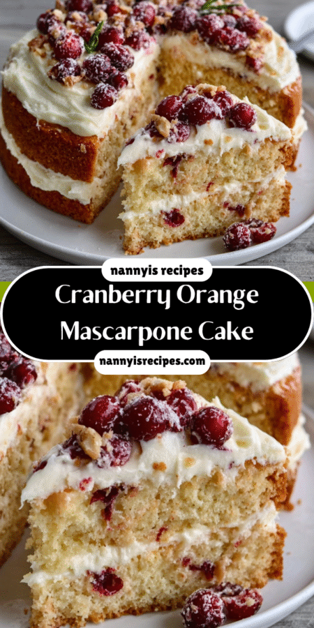 Cranberry Orange Mascarpone Cake: A Delicious Recipe! 7 1 15