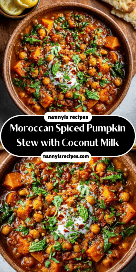 Moroccan Spiced Pumpkin Stew with Coconut Milk Delightful! 7 10
