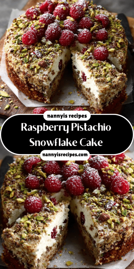 Raspberry Pistachio Snowflake Cake: Delightful Treats Await! 7 10 6