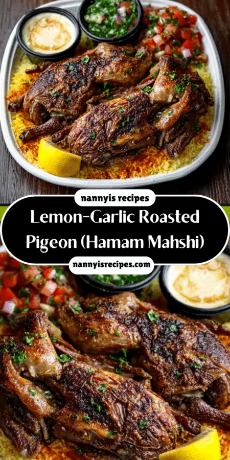 Lemon-Garlic Roasted Pigeon: A Flavorful Delight Awaits! 7 11 1