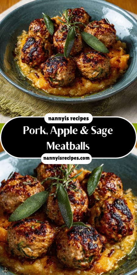 Pork, Apple & Sage Meatballs: A Flavorful Twist! 7 11 3