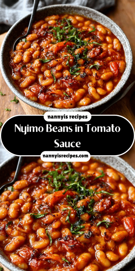 Nyimo Beans in Tomato Sauce: A Quick, Flavorful Dish! 7 12 2