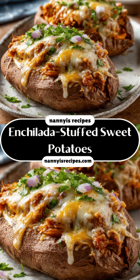 Enchilada-Stuffed Sweet Potatoes: A Unique Twist! 7 12 3